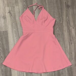 BCBGeneration Pink Backless Dress